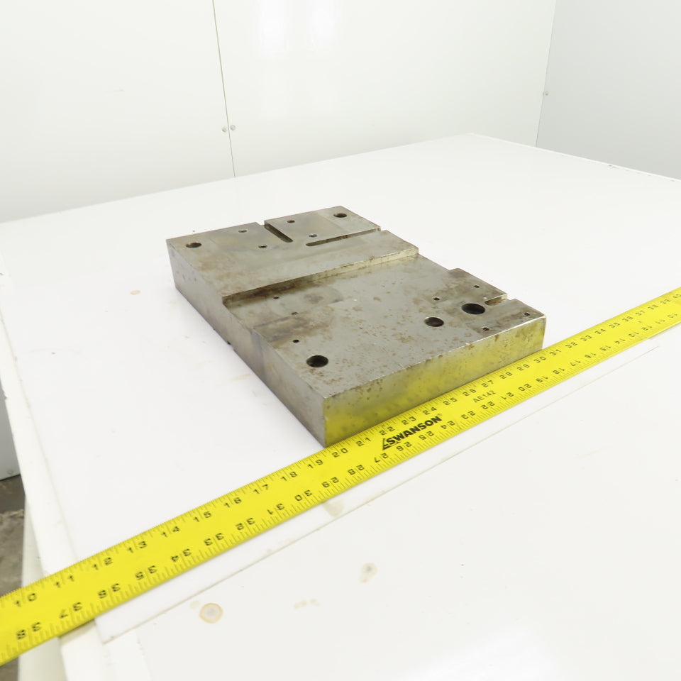 16-1/8" x 11" Tapered Steel Fixture Set Up Jig Plate 2.822" To 1.870" Thick