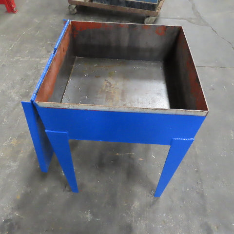 21" x 21" x 8" Deep Industrial Parts Soaking Washing Station Stand 32" Tall