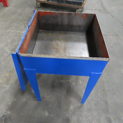 21" x 21" x 8" Deep Industrial Parts Soaking Washing Station Stand 32" Tall
