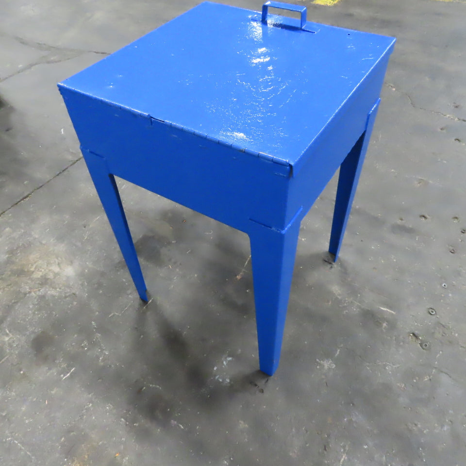 21" x 21" x 8" Deep Industrial Parts Soaking Washing Station Stand 32" Tall