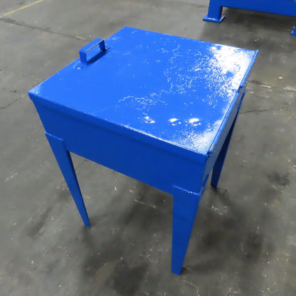 21" x 21" x 8" Deep Industrial Parts Soaking Washing Station Stand 32" Tall