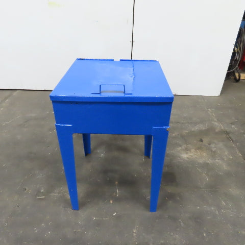 21" x 21" x 8" Deep Industrial Parts Soaking Washing Station Stand 32" Tall