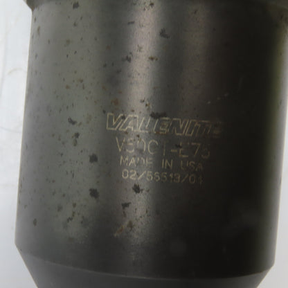 Valenite V50CT-E75 CAT 50 Weldon Style End Mill Tool Holder 4" Proj 1-1/8" Bore