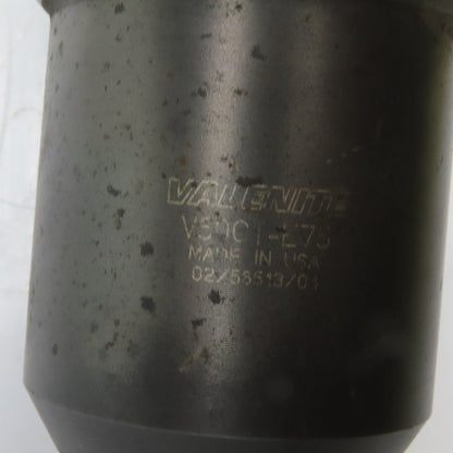 Valenite V50CT-E75 CAT 50 Weldon Style End Mill Tool Holder 4" Proj 1-1/8" Bore