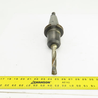 Valenite V50CT-E75 CAT 50 Weldon Style End Mill Tool Holder 4" Proj 1-1/8" Bore