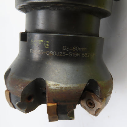 Command C65-1000 CAT 50 Face Mill Tool Holder 11,500RPM W/RA365-080J25 80mm