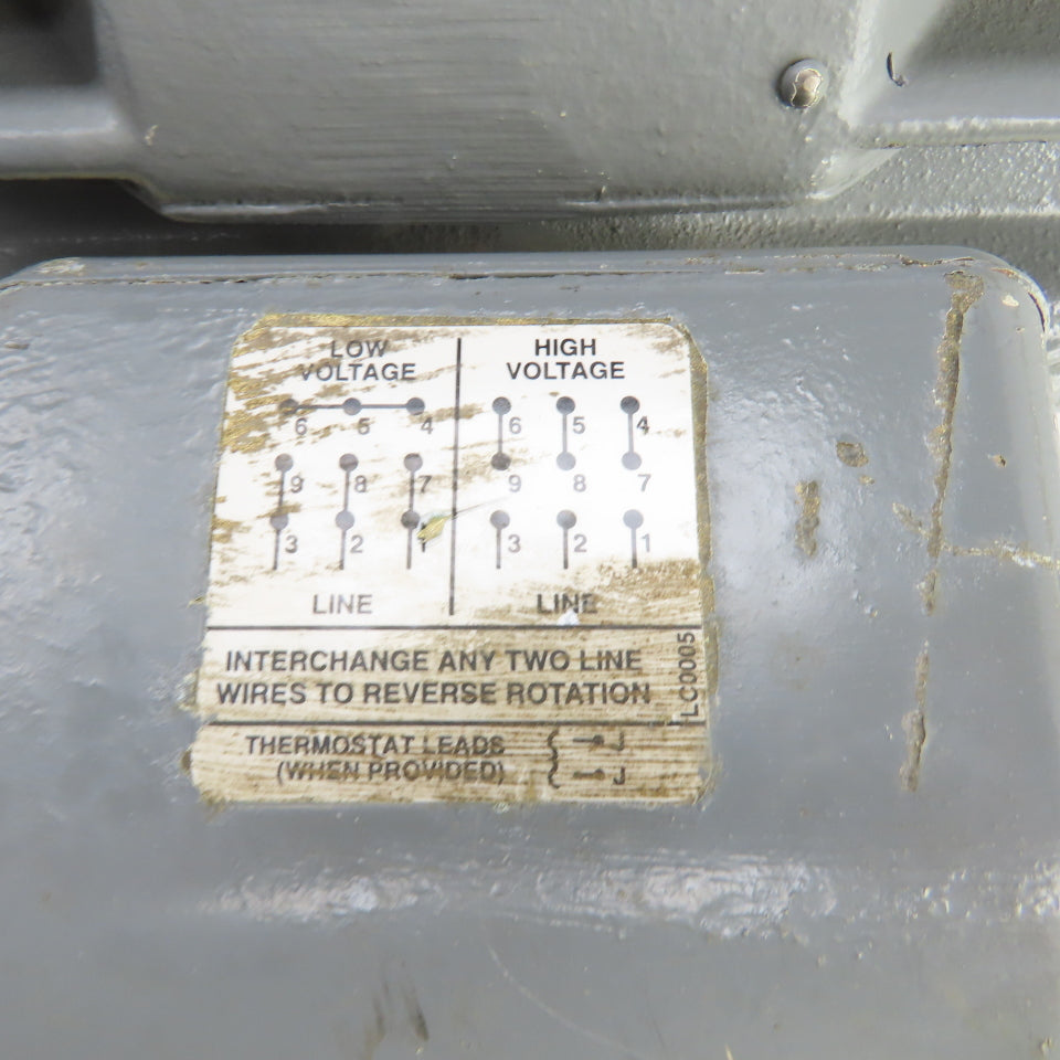 Baldor Super-E 3PH AC Electric Motor 3450RPM 230/460V  1-3/8" Shaft  (NO HP/Tag)