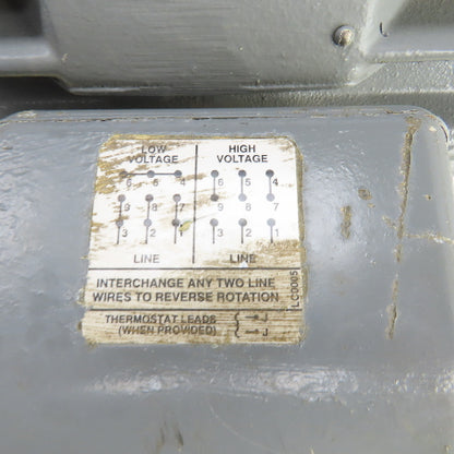 Baldor Super-E 3PH AC Electric Motor 3450RPM 230/460V  1-3/8" Shaft  (NO HP/Tag)