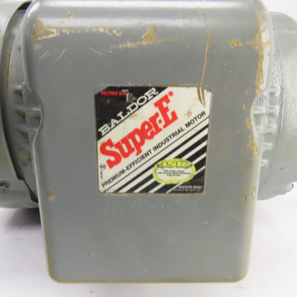 Baldor Super-E 3PH AC Electric Motor 3450RPM 230/460V  1-3/8" Shaft  (NO HP/Tag)