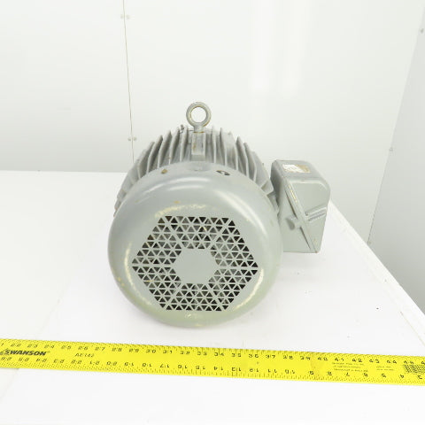 Baldor Super-E 3PH AC Electric Motor 3450RPM 230/460V  1-3/8" Shaft  (NO HP/Tag)