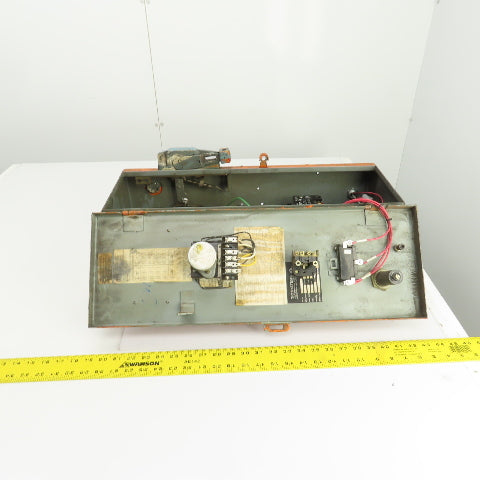 Square D Size 1 30A Motor Starter 7-1/2-10HP 600V 120V Coil W/Disconnect