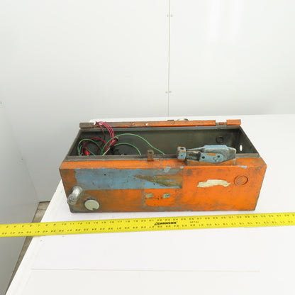 Square D Size 1 30A Motor Starter 7-1/2-10HP 600V 120V Coil W/Disconnect