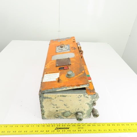 Square D Size 1 30A Motor Starter 7-1/2-10HP 600V 120V Coil W/Disconnect