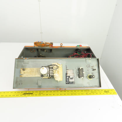 Square D Size 1 30A Motor Starter 7-1/2-10HP 600V 120V Coil W/Disconnect