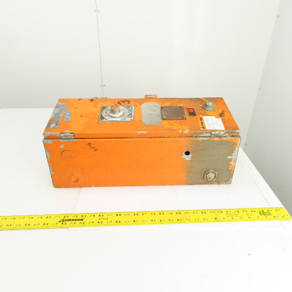 Square D Size 1 30A Motor Starter 7-1/2-10HP 600V 120V Coil W/Disconnect