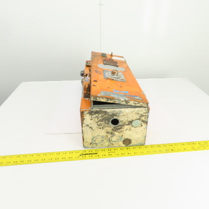 Square D Size 1 30A Motor Starter 7-1/2-10HP 600V 120V Coil W/Disconnect