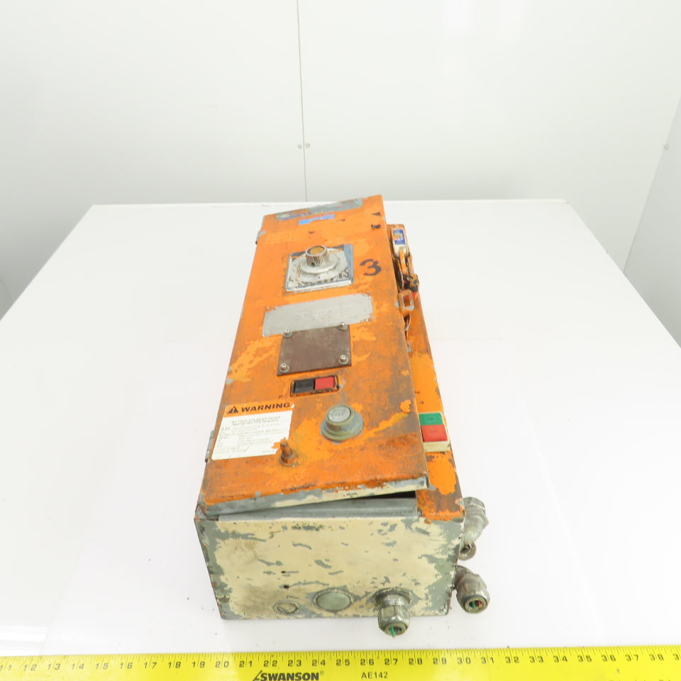 Square D Size 1 30A Motor Starter 7-1/2-10HP 600V 120V Coil W/Disconnect