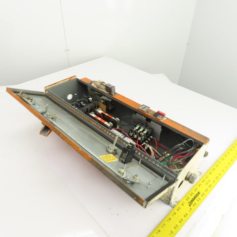 Square D 27A Motor Starter Enclosure 600V 120V Coil W/Disconnect