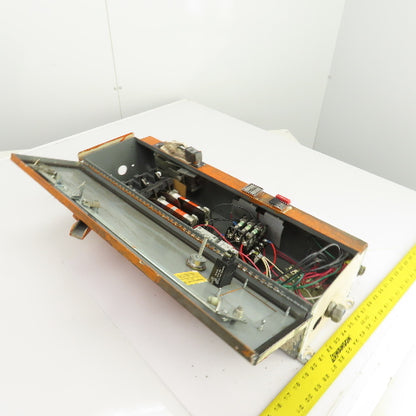 Square D 27A Motor Starter Enclosure 600V 120V Coil W/Disconnect