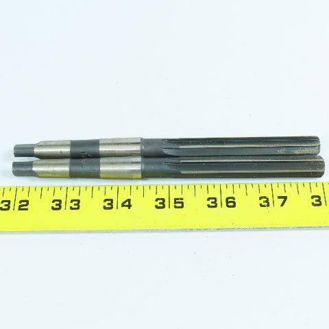 7/16" Chucking Reamer 6 Straight Flute MT1 Shank 2-3/4" LOC 6-1/8" OAL Lot/2