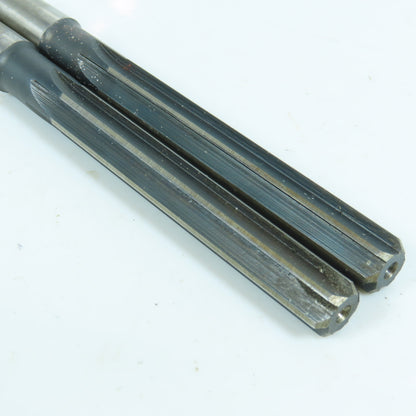 7/16" Chucking Reamer 6 Straight Flute MT1 Shank 2-3/4" LOC 6-1/8" OAL Lot/2