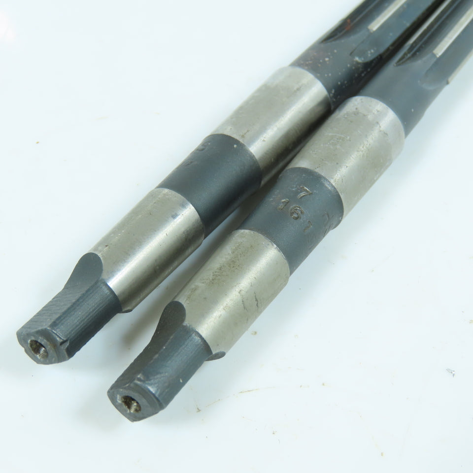 7/16" Chucking Reamer 6 Straight Flute MT1 Shank 2-3/4" LOC 6-1/8" OAL Lot/2