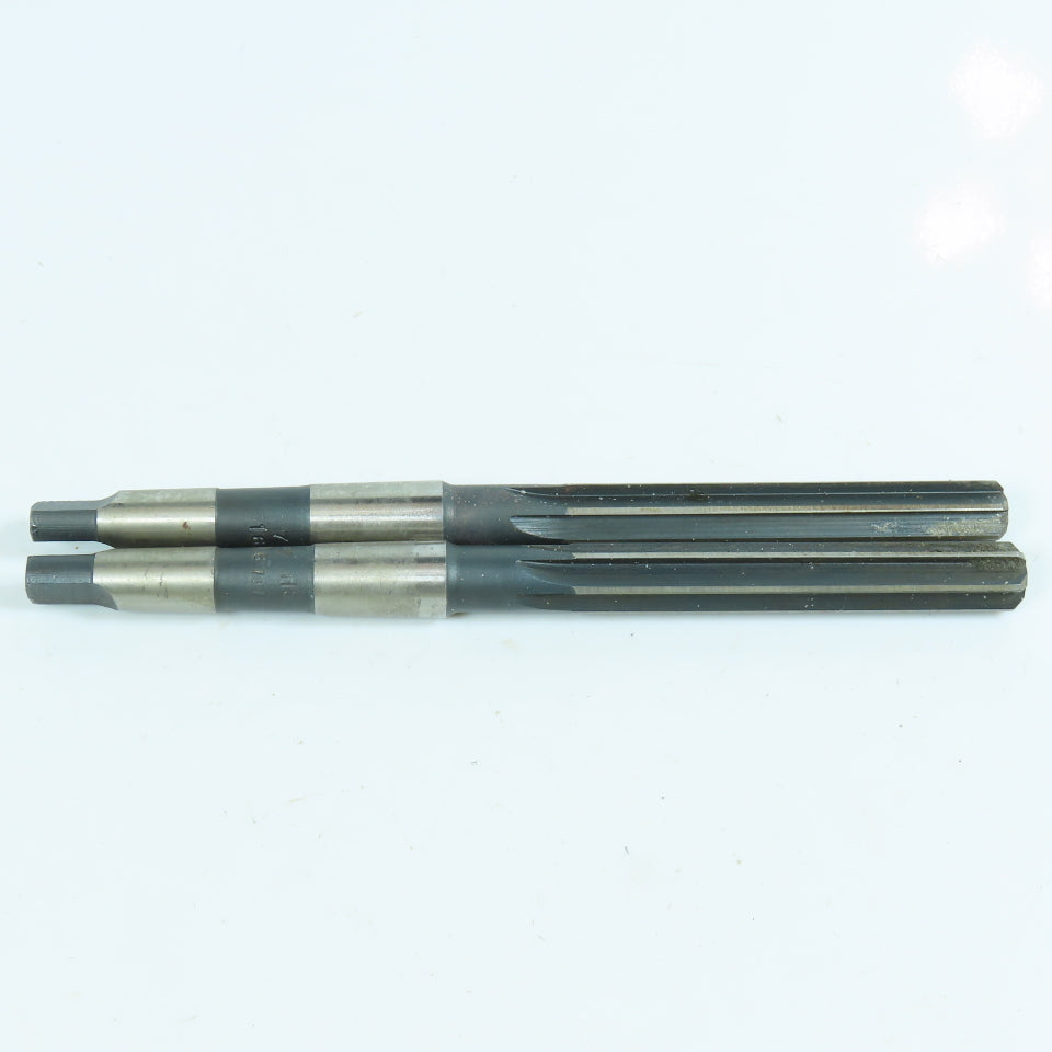 7/16" Chucking Reamer 6 Straight Flute MT1 Shank 2-3/4" LOC 6-1/8" OAL Lot/2