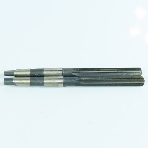 7/16" Chucking Reamer 6 Straight Flute MT1 Shank 2-3/4" LOC 6-1/8" OAL Lot/2
