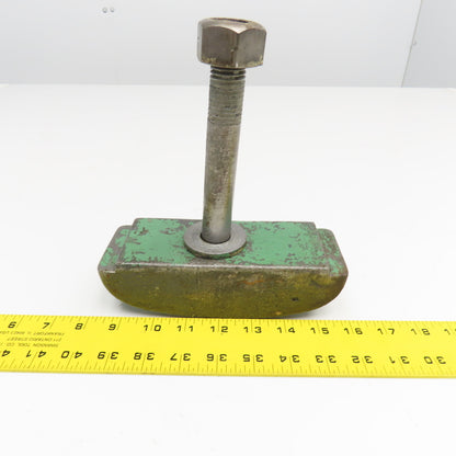 7-1/2" x 2-3/4" Lathe Steady Rest Bed Clamp 7/8"-9
