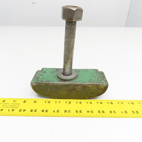 7-1/2" x 2-3/4" Lathe Steady Rest Bed Clamp 7/8"-9
