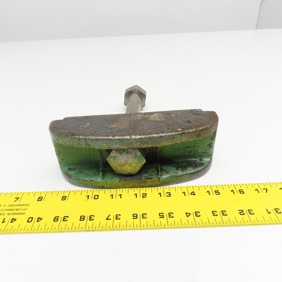 7-1/2" x 2-3/4" Lathe Steady Rest Bed Clamp 7/8"-9