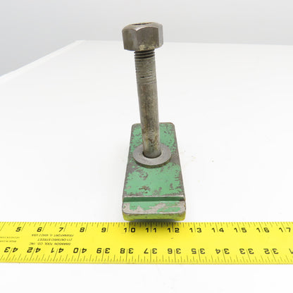 7-1/2" x 2-3/4" Lathe Steady Rest Bed Clamp 7/8"-9