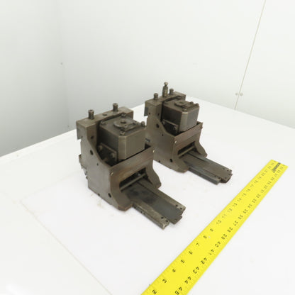 Amada LCE 645 Laser Cutter Sheet Metal Material Feed Clamp Parts/Repair Lot/2