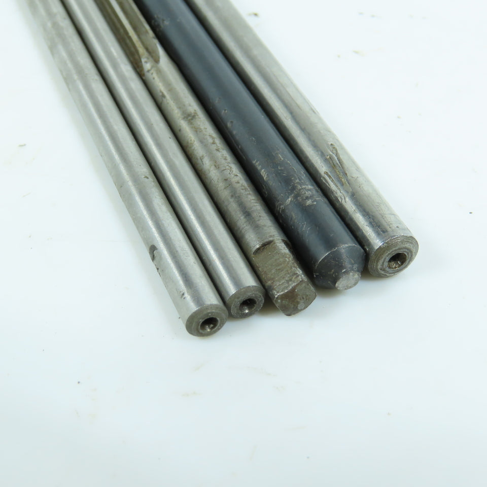 Misc. 3/16", 13/64", 1/4" Morse Taper Chucking Reamer MT1 Shank Lot/4