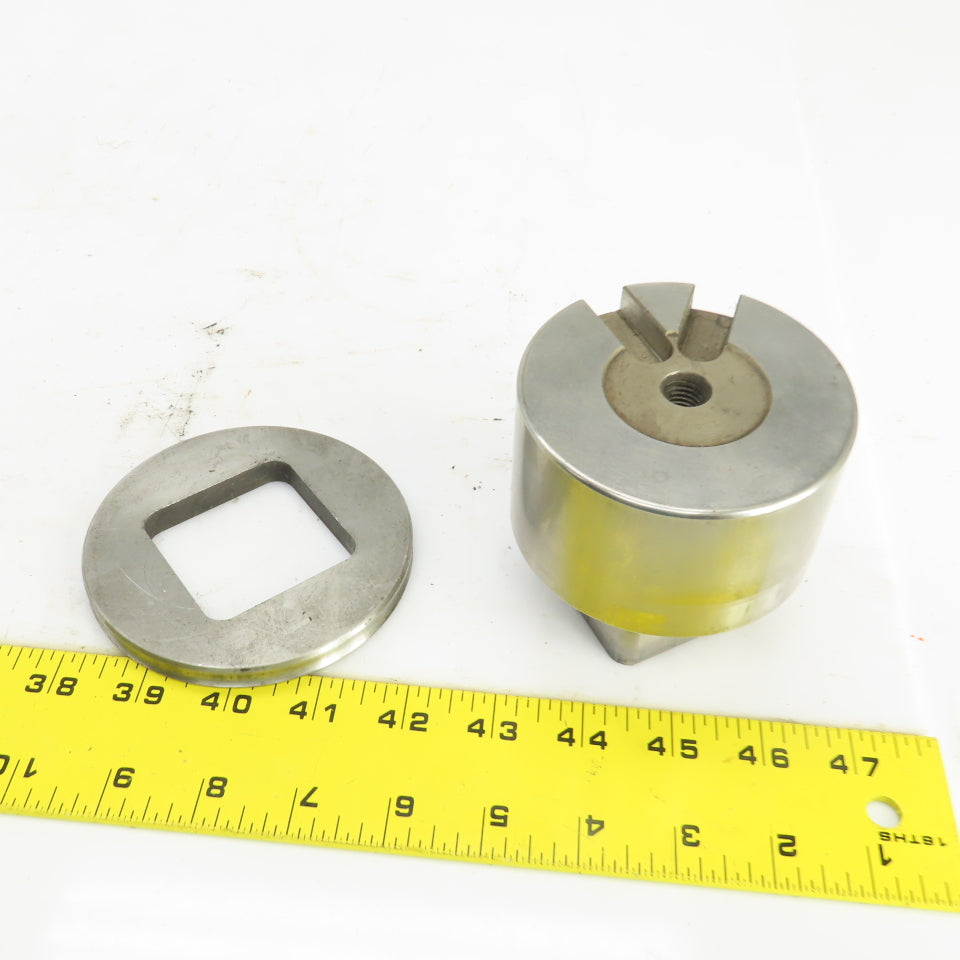 Amada Thick Turret Square Punch 2.000" & Stripper Plate 2.020
