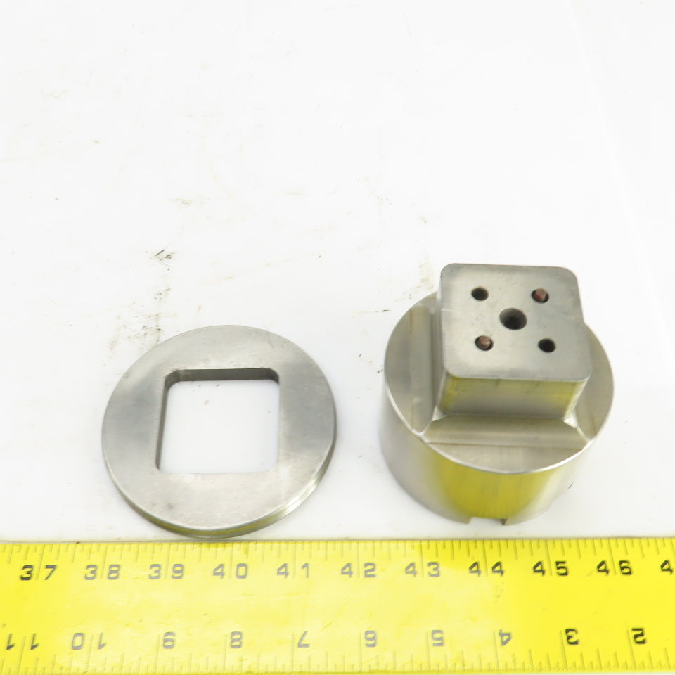 Amada Thick Turret Square Punch 2.000" & Stripper Plate 2.020