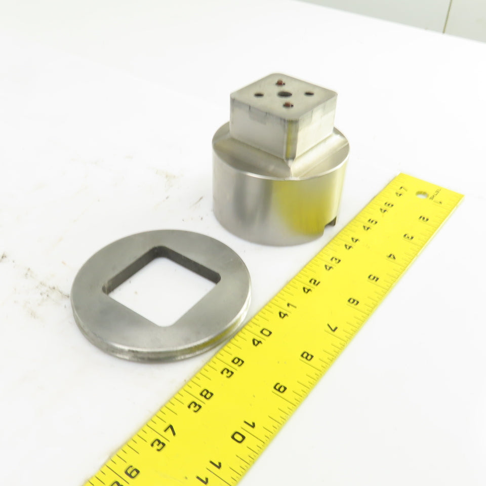 Amada Thick Turret Square Punch 2.000" & Stripper Plate 2.020