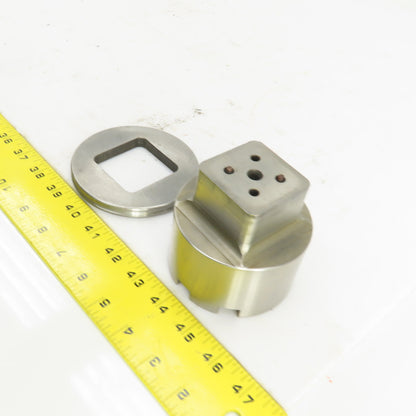 Amada Thick Turret Square Punch 2.000" & Stripper Plate 2.020