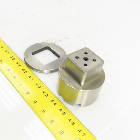 Amada Thick Turret Square Punch 2.000" & Stripper Plate 2.020
