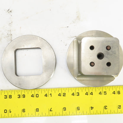 Amada Thick Turret Square Punch 2.000" & Stripper Plate 2.020