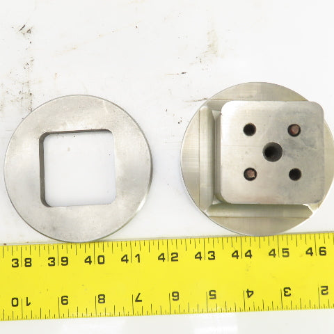 Amada Thick Turret Square Punch 2.000" & Stripper Plate 2.020