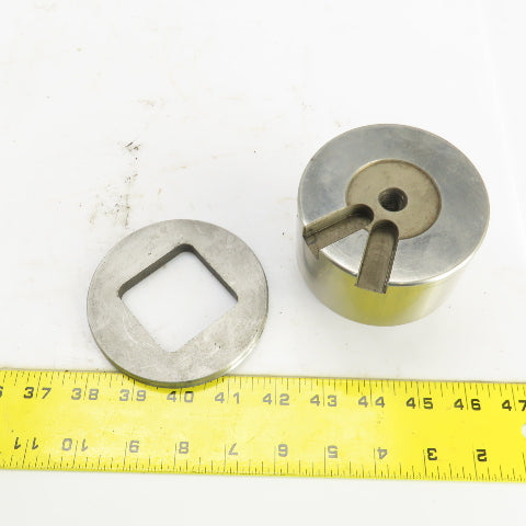 Amada Thick Turret Square Punch 2.000" & Stripper Plate 2.020