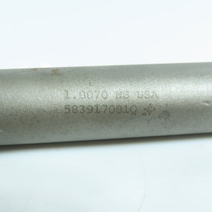 1.0070" HSS Chucking Reamer Straight 8 Flute Morse Taper #3 Shank