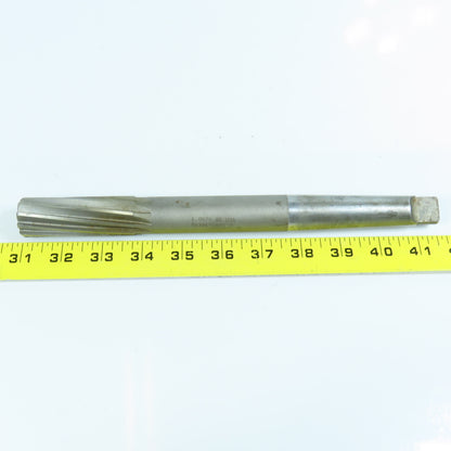 1.0070" HSS Chucking Reamer Straight 8 Flute Morse Taper #3 Shank