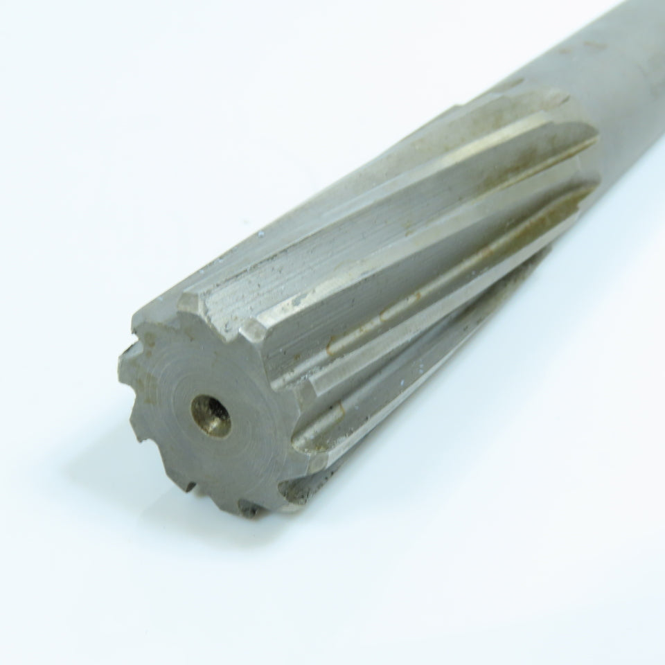 1.0070" HSS Chucking Reamer Straight 8 Flute Morse Taper #3 Shank