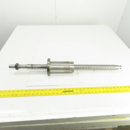 NTN BS4012FK 12.5mm Pitch 40mm OD Single Start Ball Screw & Nut 17" Screw Length
