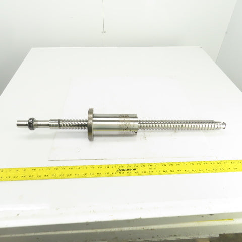 NTN BS4012FK 12.5mm Pitch 40mm OD Single Start Ball Screw & Nut 17" Screw Length