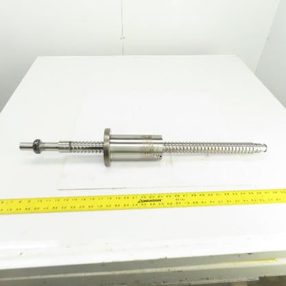 NTN BS4012FK 12.5mm Pitch 40mm OD Single Start Ball Screw & Nut 17" Screw Length