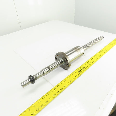 NTN BS4012FK 12.5mm Pitch 40mm OD Single Start Ball Screw & Nut 17" Screw Length