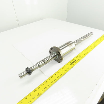 NTN BS4012FK 12.5mm Pitch 40mm OD Single Start Ball Screw & Nut 17" Screw Length
